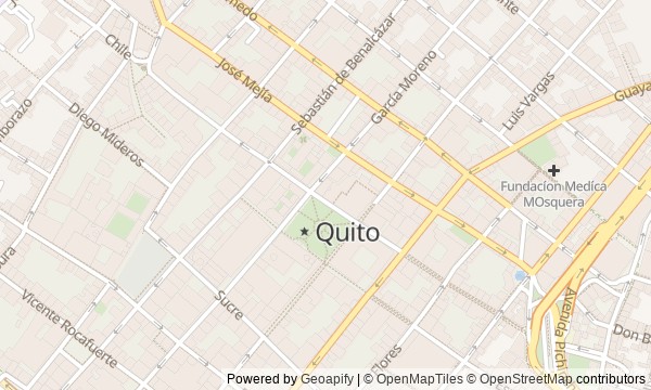 Walk map: Historic Quito: churches, plazas, and La Ronda