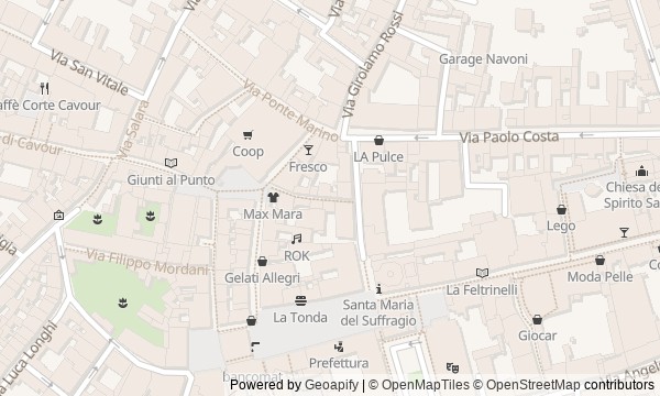 Walk map: Mosaic Ravenna: Churches and the Palace Quarter
