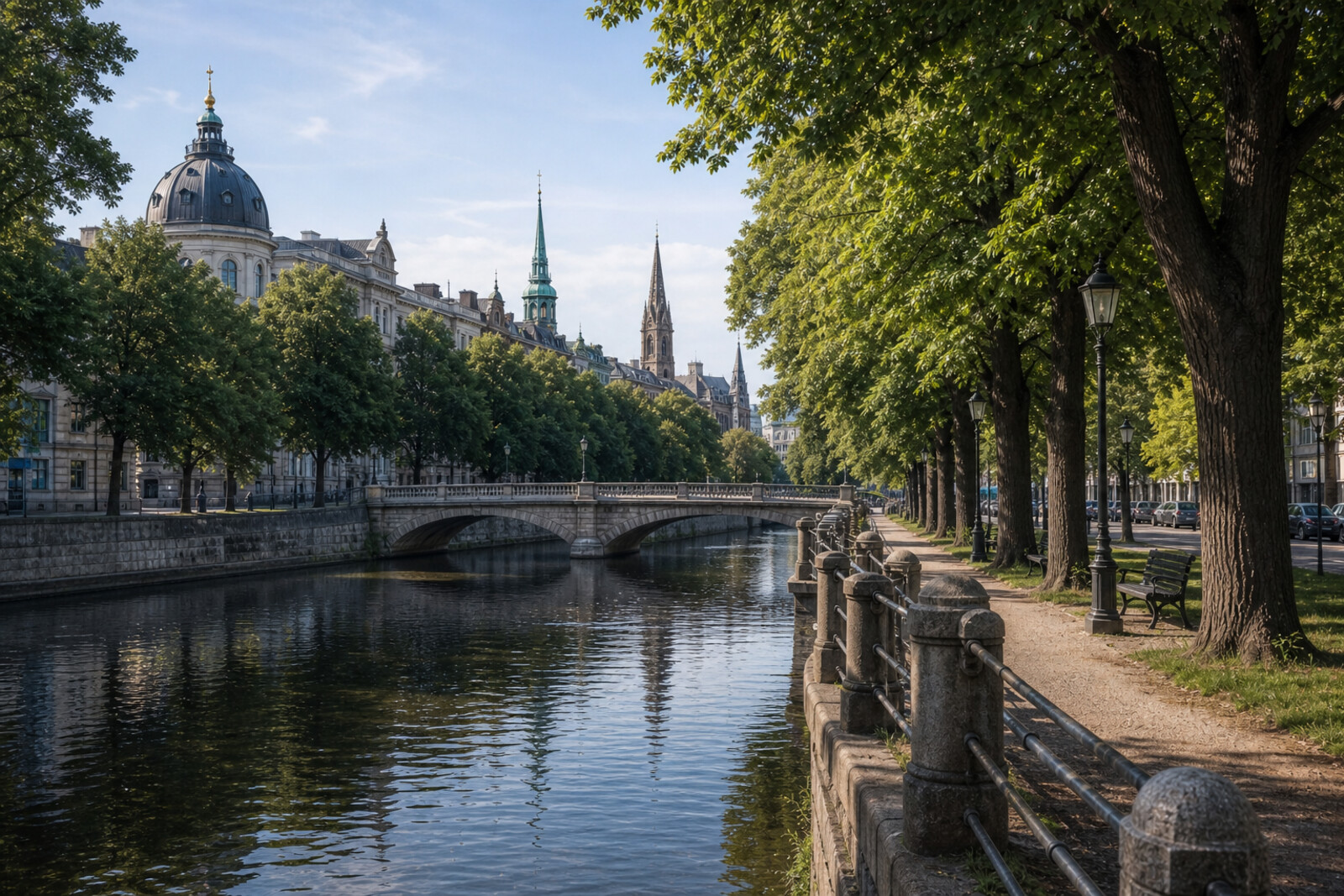 Generated editorial cover for the “riga-boulevard-ring-canal-capital” route