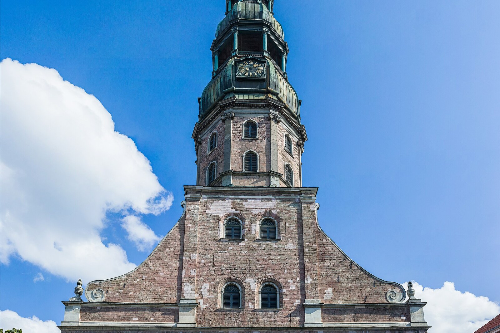St. Peter's Church facade, Riga, Latvia