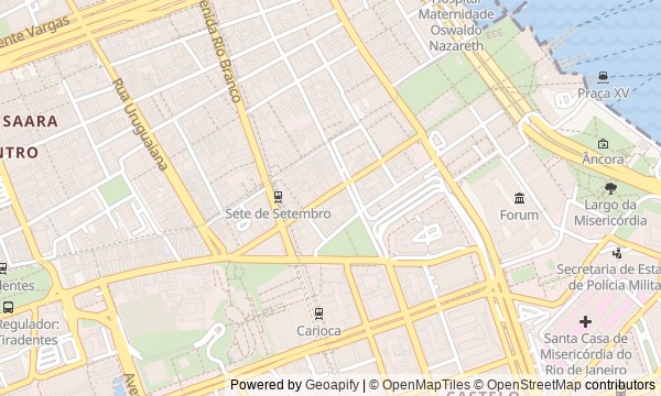 Walk map: Old Rio Center: Empire, Trade, and Republic