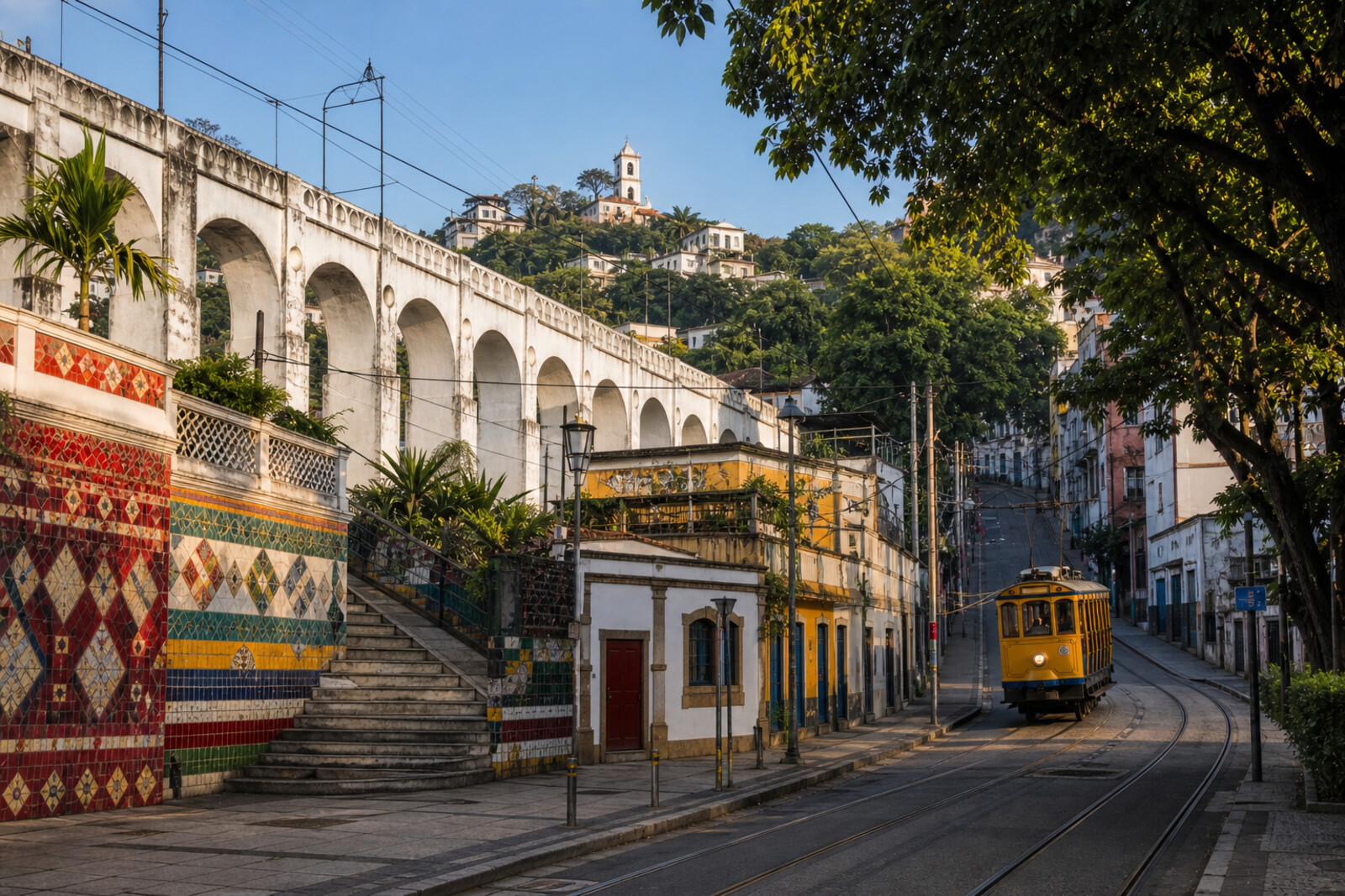 Generated editorial cover for the “rio-de-janeiro-lapa-santa-teresa-hillside” route