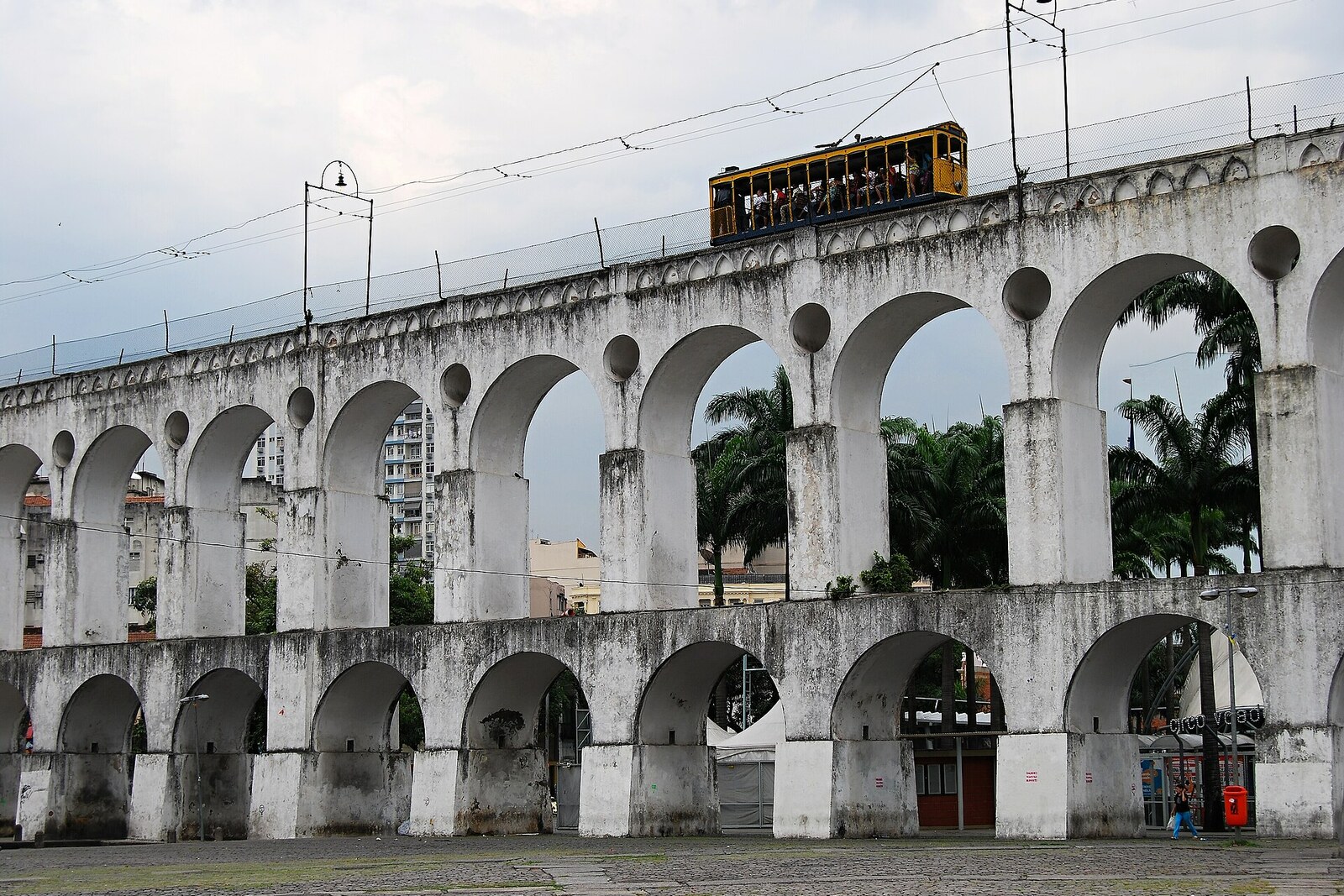 Carioca Aqueduct (Lapa Arches) and the Santa Teresa Tram