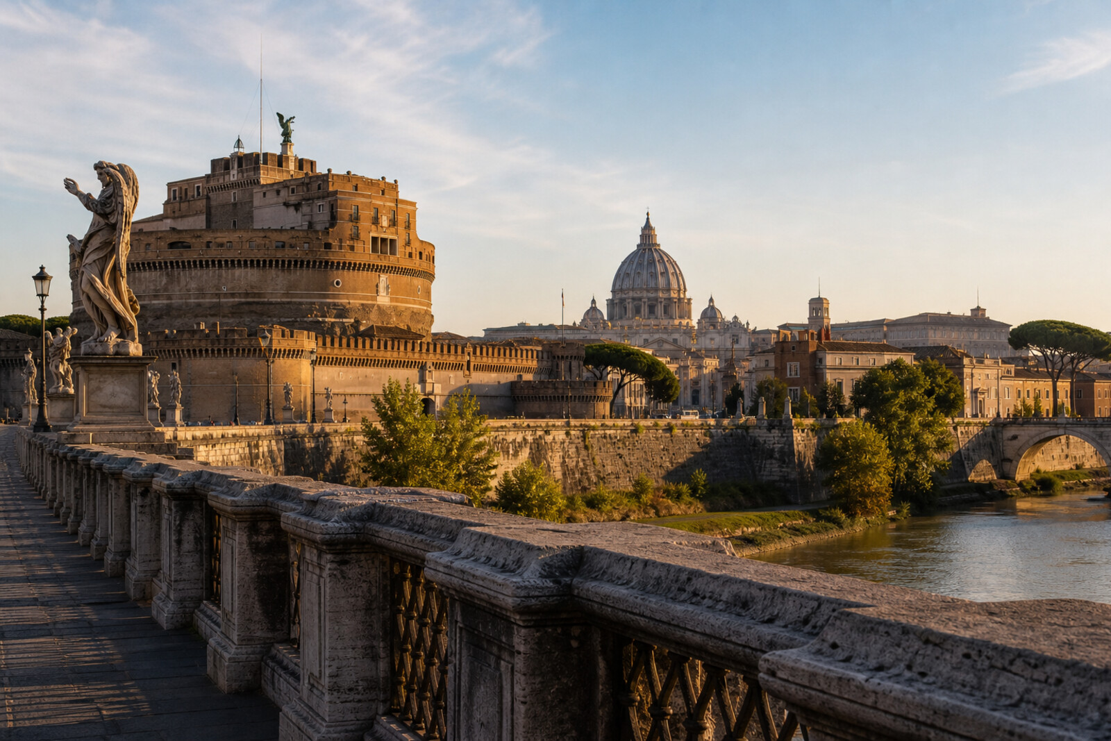 Generated editorial cover image for the route “rome-borgo-vatican-power”