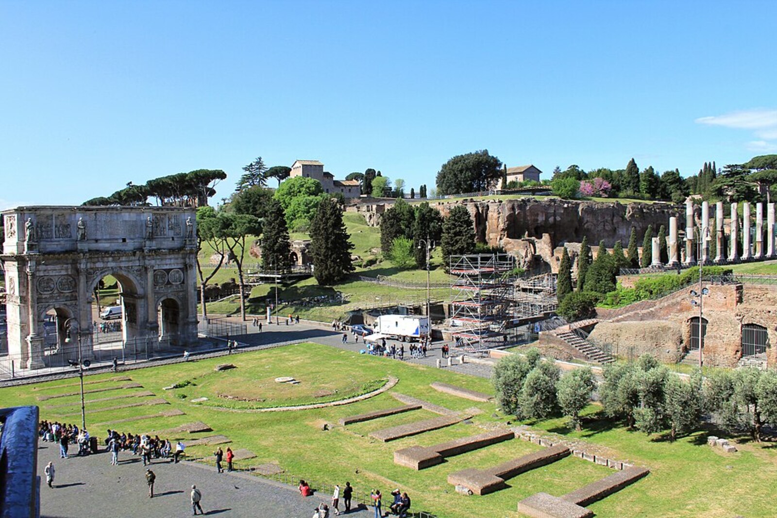 Palatine Hill, view from above
