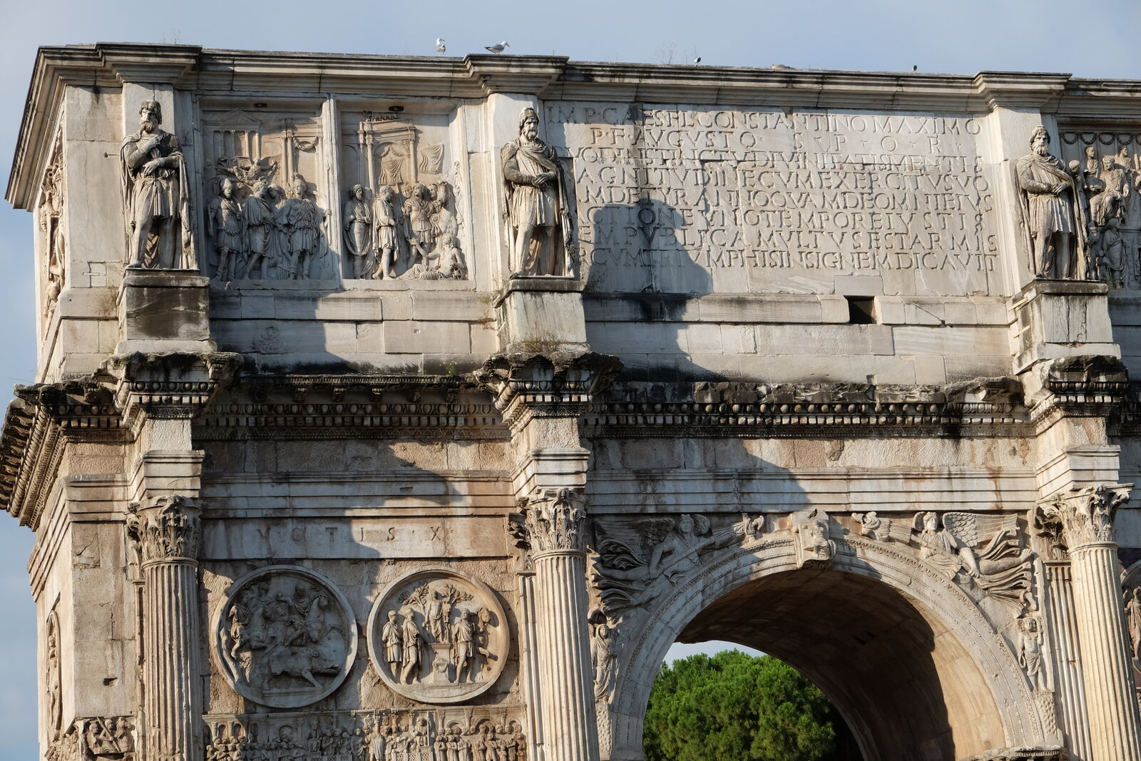 The Colosseum and the Arch of Constantine