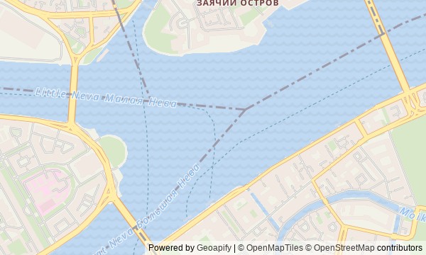 Walk map: Imperial Saint Petersburg Along the Neva