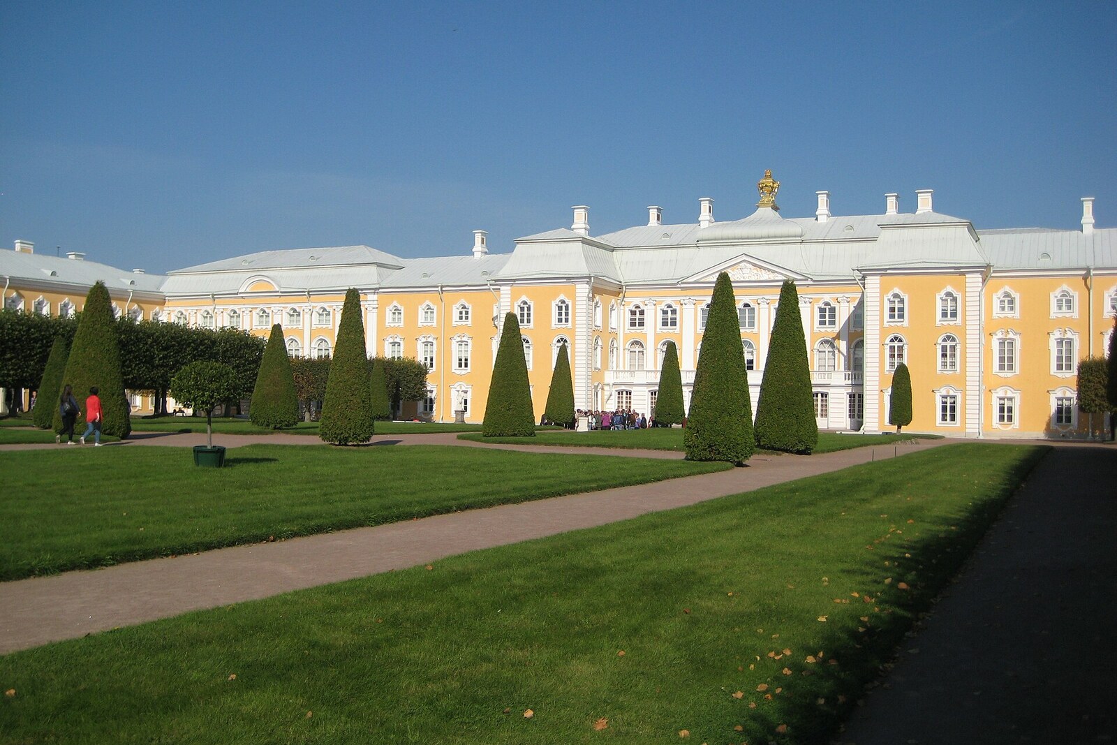 Grand Peterhof Palace from the Upper Garden side.