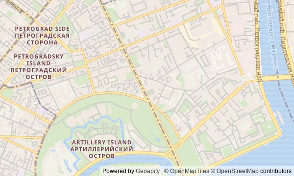 Walk map: Petrograd Side: Fortress, Revolution, and Private Life