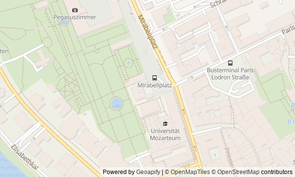 Walk map: Mirabell and the Baroque Right Bank