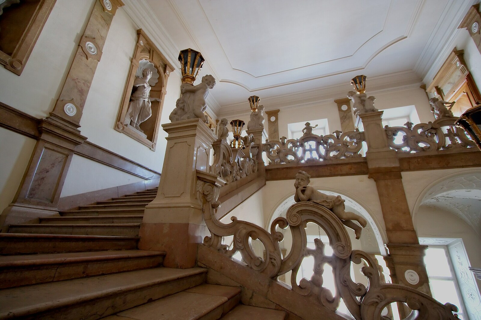 Salzburg Mirabell Palace Angel Staircase 01