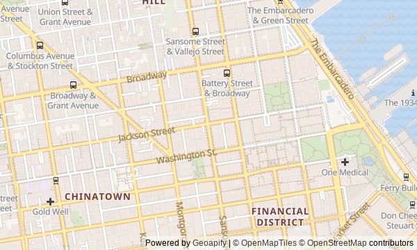 Walk map: San Francisco: waterfront, Telegraph Hill, and Chinatown