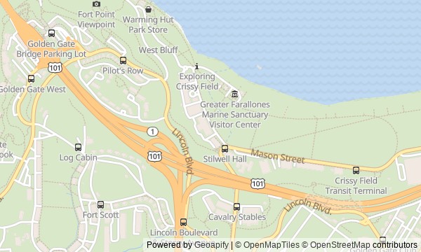 Walk map: Presidio: From Military Post to the Golden Gate