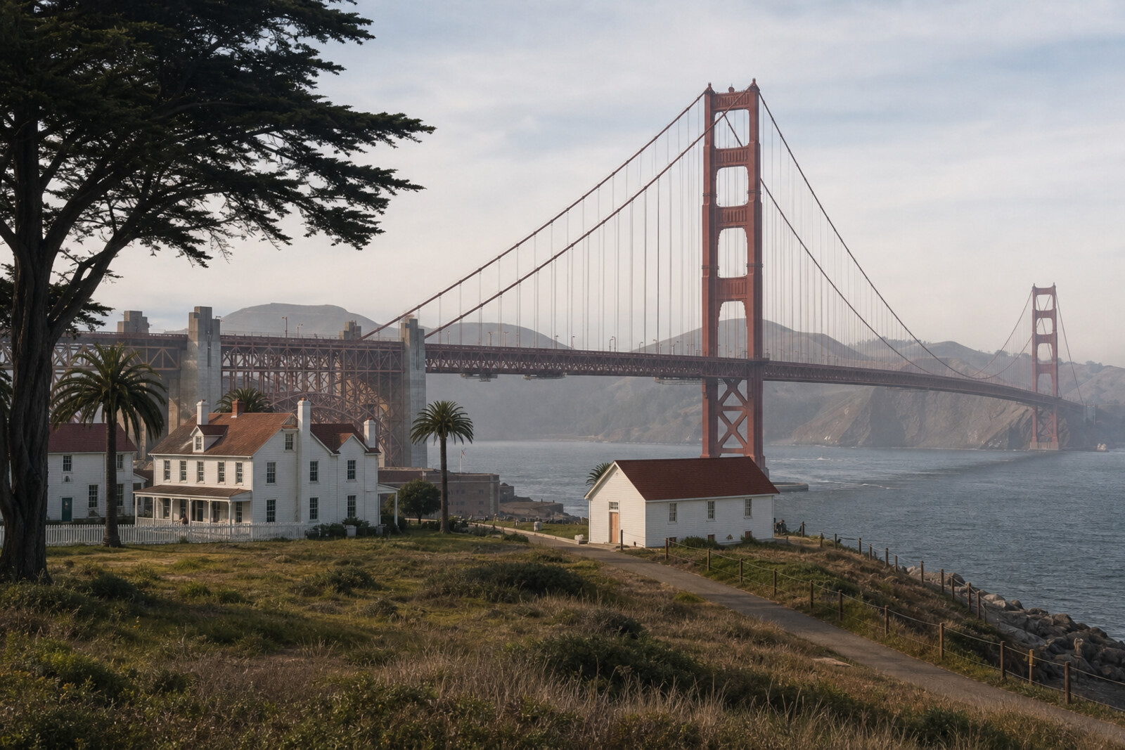 Generated editorial cover for the “san-francisco-presidio-golden-gate-edge” route