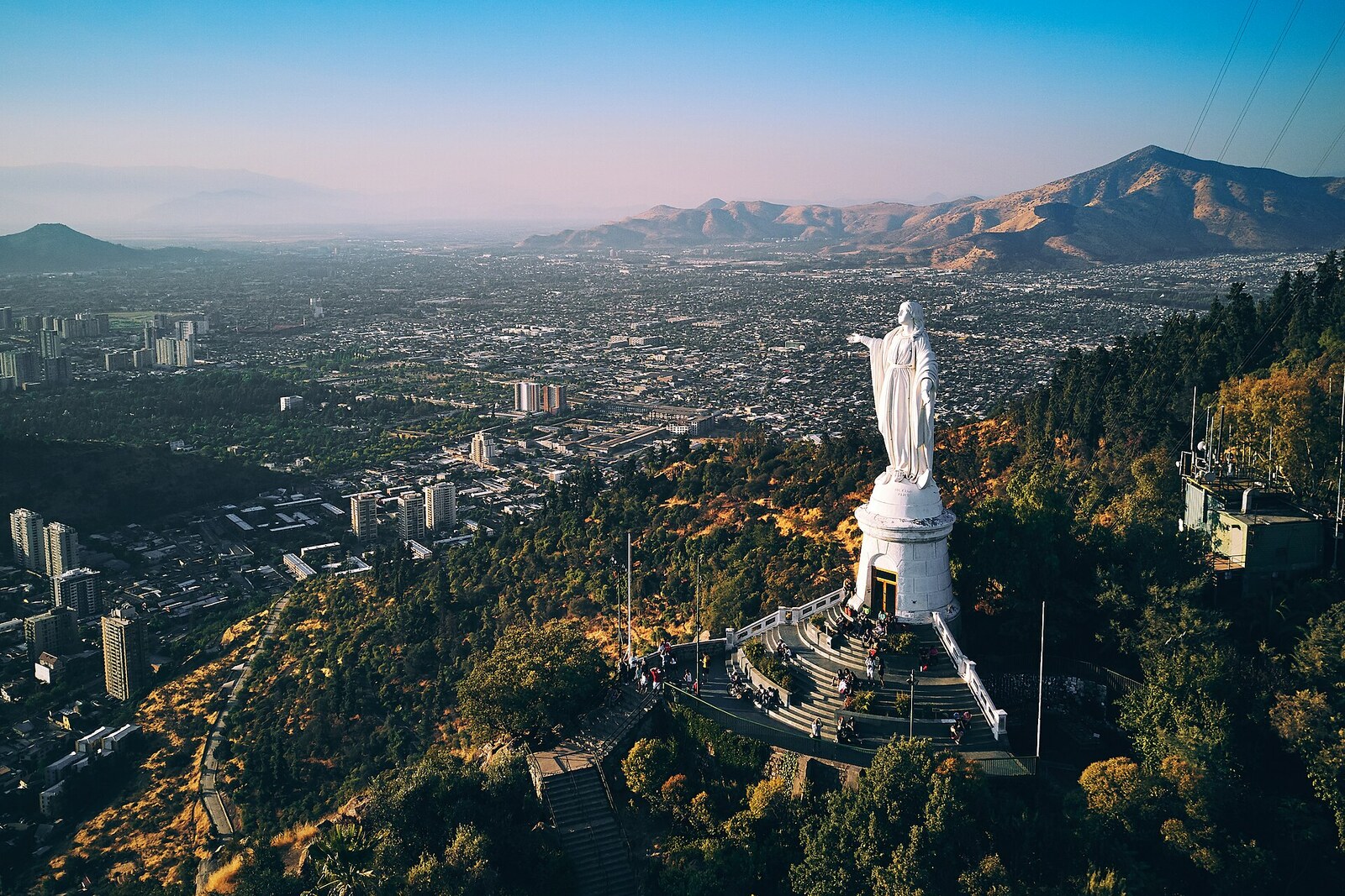 The Sanctuary of the Immaculate Conception at the summit of San Cristóbal Hill.