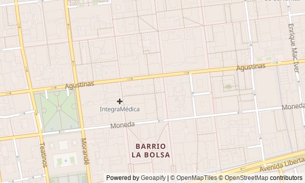 Walk map: Historic Center of Santiago: From Colony to Republic