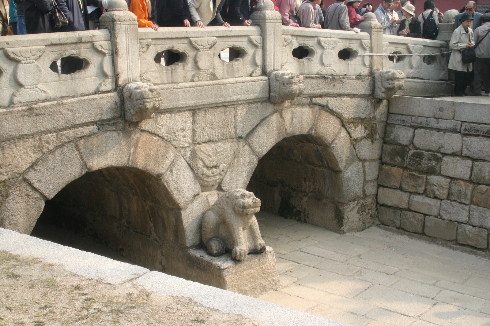 Geumcheongyo Bridge, a stone bridge inside Changdeokgung Palace.