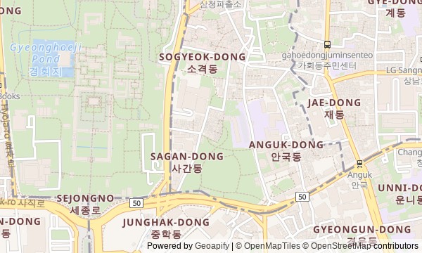 Walk map: Old Seoul: Palace, Bukchon, and Jongno