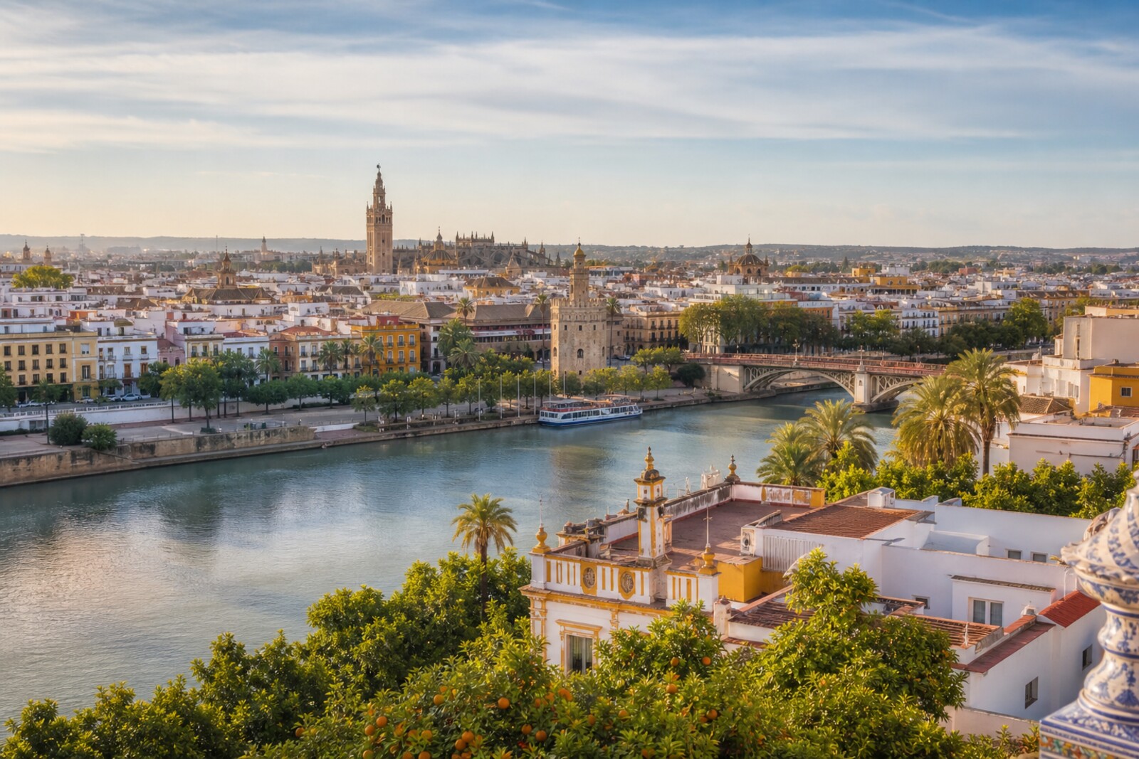 Editorial hero image generated for the city of Seville