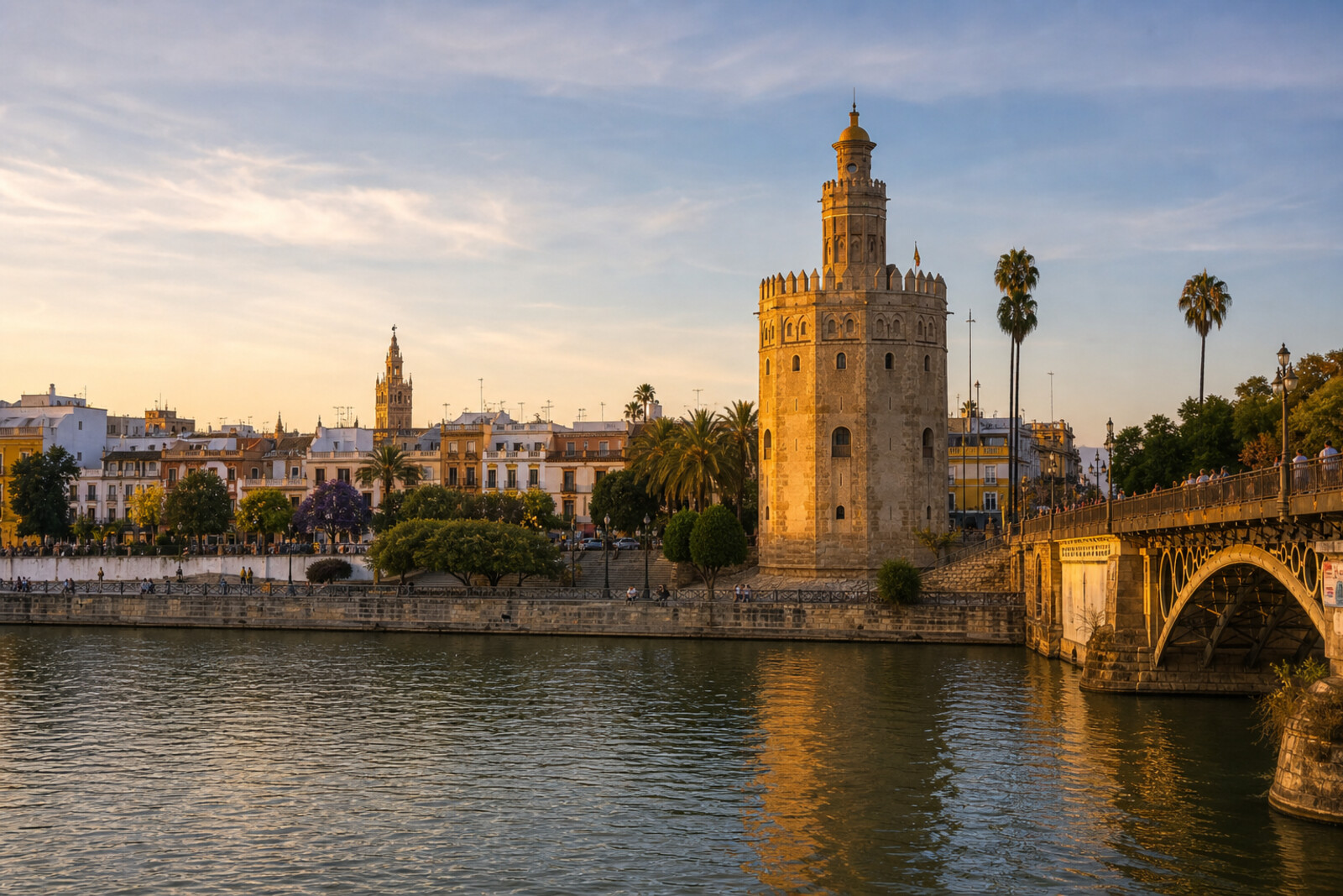 Generated editorial cover for the “seville-guadalquivir-arenal-triana” route