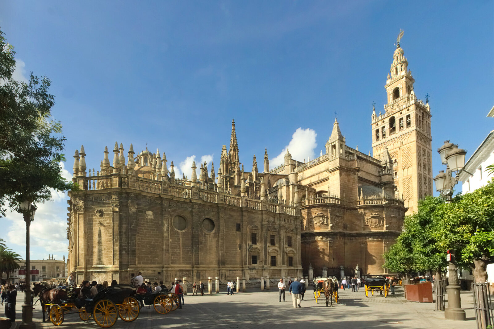 Southeast façade of Seville Cathedral