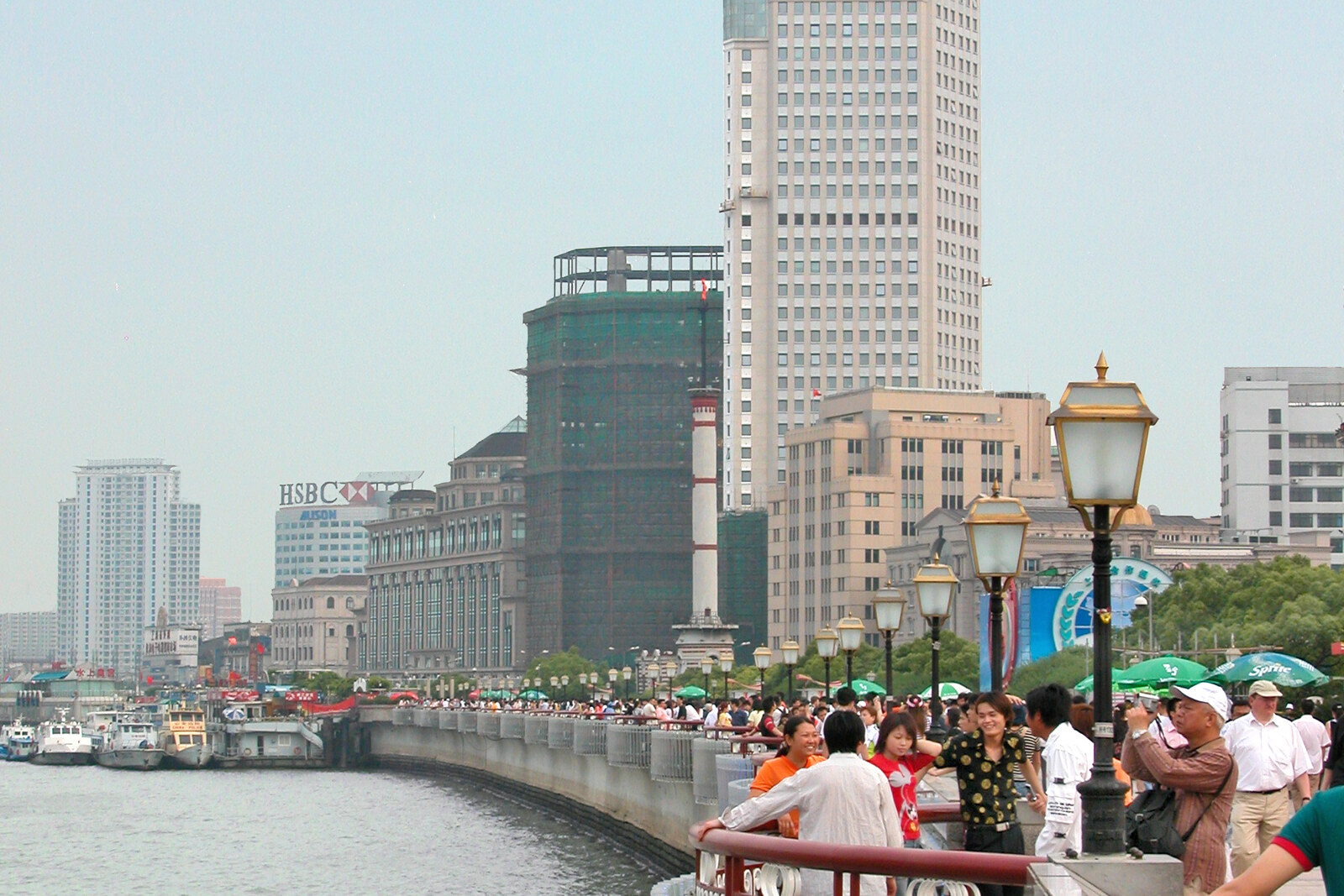 Bund promenade by the Huangpu River, Shanghai.
