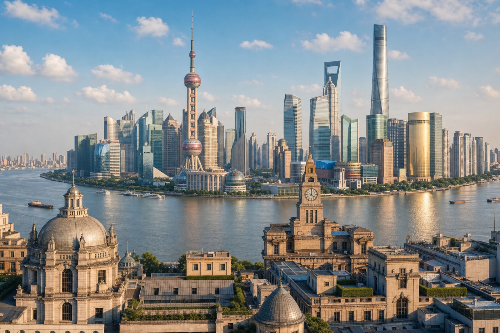 Editorial hero image generated for the city of Shanghai