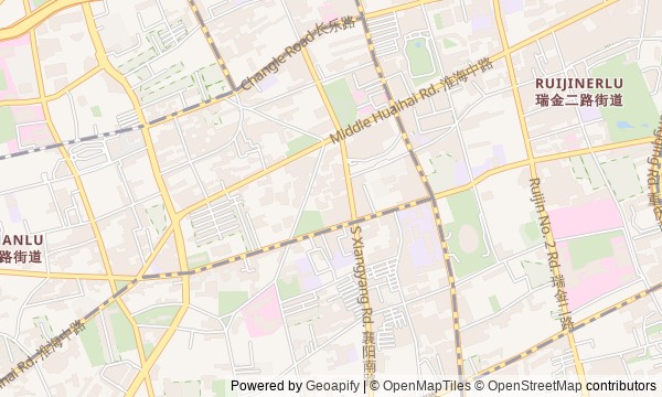 Walk map: Residential Shanghai: From Wukang Road to Xintiandi
