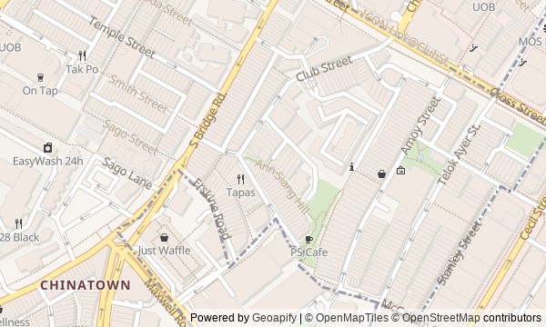 Walk map: Port Chinatown: Telok Ayer and South Bridge Road