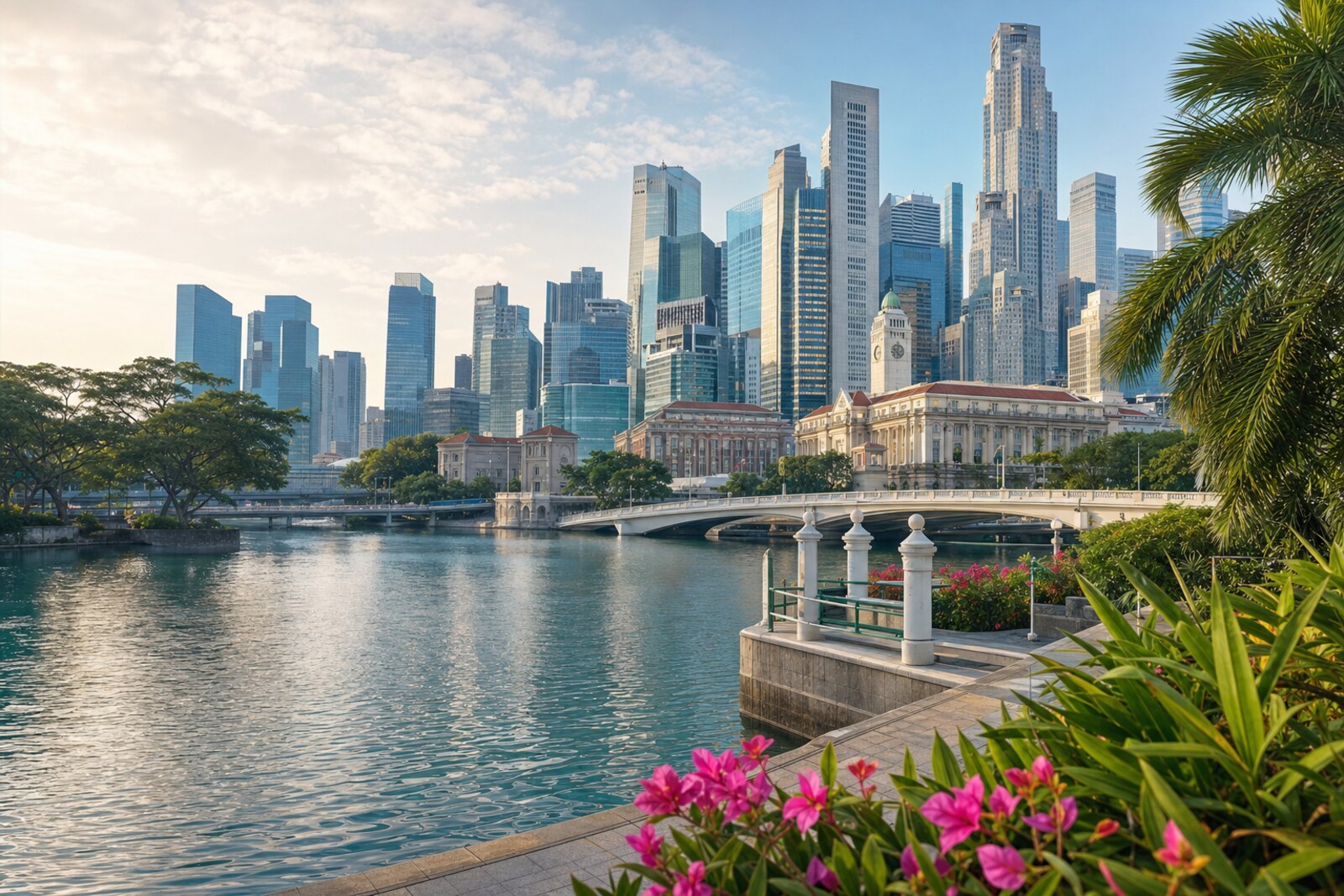 Editorial hero image generated for the city of Singapore