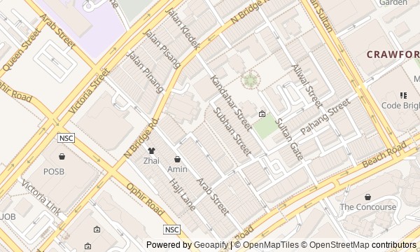 Walk map: Kampong Gelam: Sultan’s Streets and Street Murals
