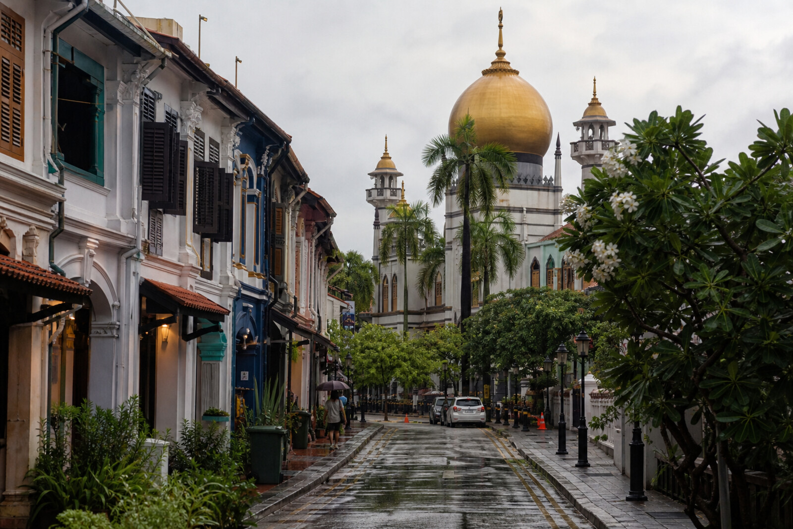Generated editorial cover for the “singapore-kampong-gelam-sultan-streets” route