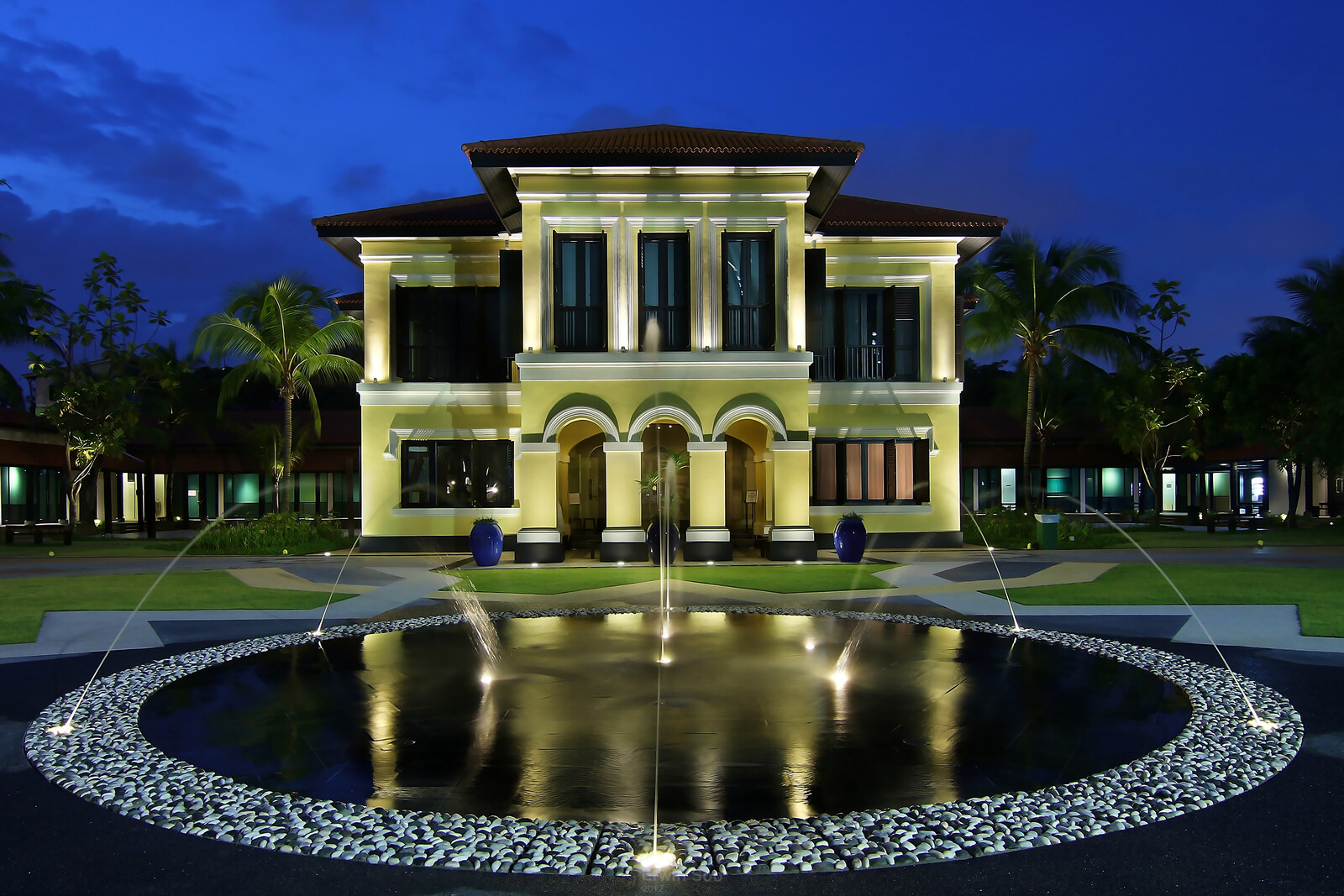 Istana Kampong Glam, now the Malay Heritage Centre, in the evening light.