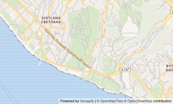Walk map: Resort Architecture of Sochi: From the Port to Bytkha