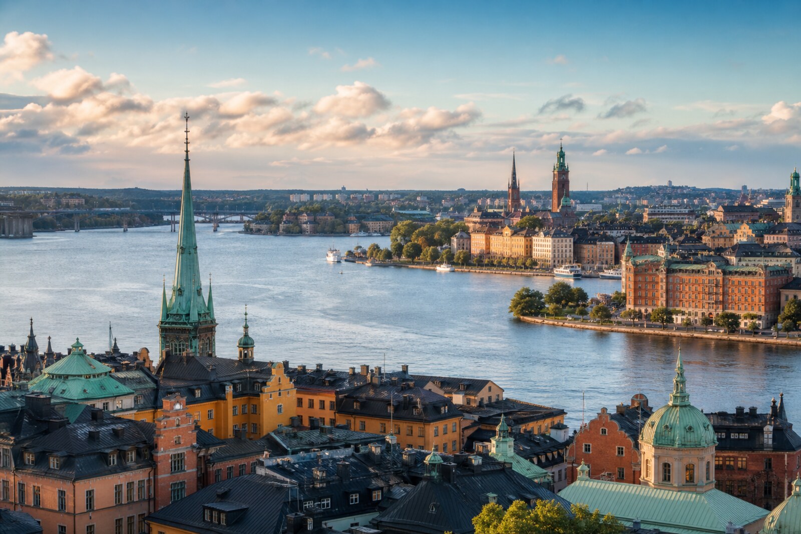 Editorial hero image generated for the city of Stockholm