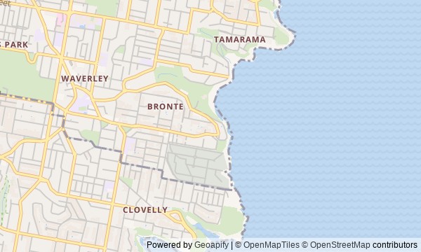 Walk map: Sydney by the Open Ocean