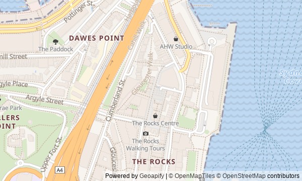 Walk map: Shores of Sydney Harbour: from Barangaroo to the Sydney Opera House