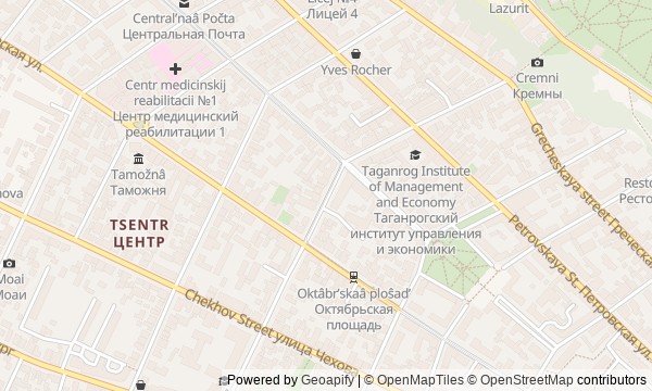 Walk map: Taganrog: Chekhov, the Old Town, and the Port