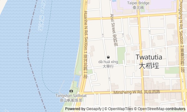 Walk map: Dadaocheng: Dihua Street and River Trade