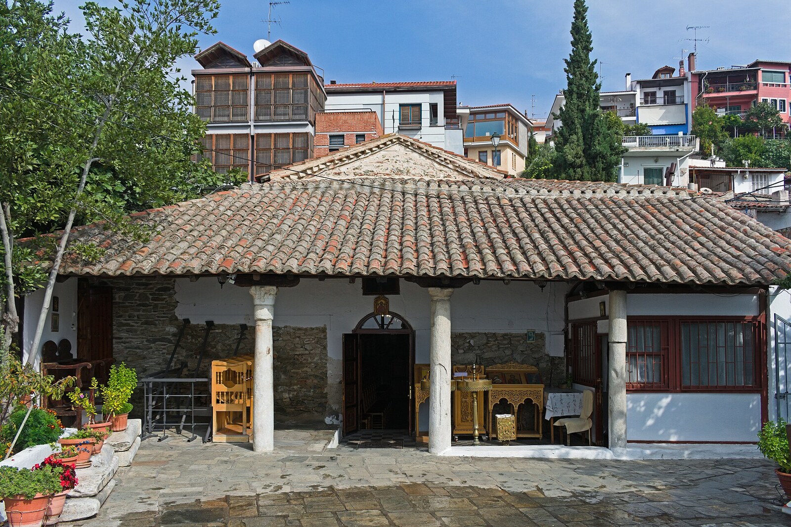 The small Church of Hosios David in Thessaloniki.
