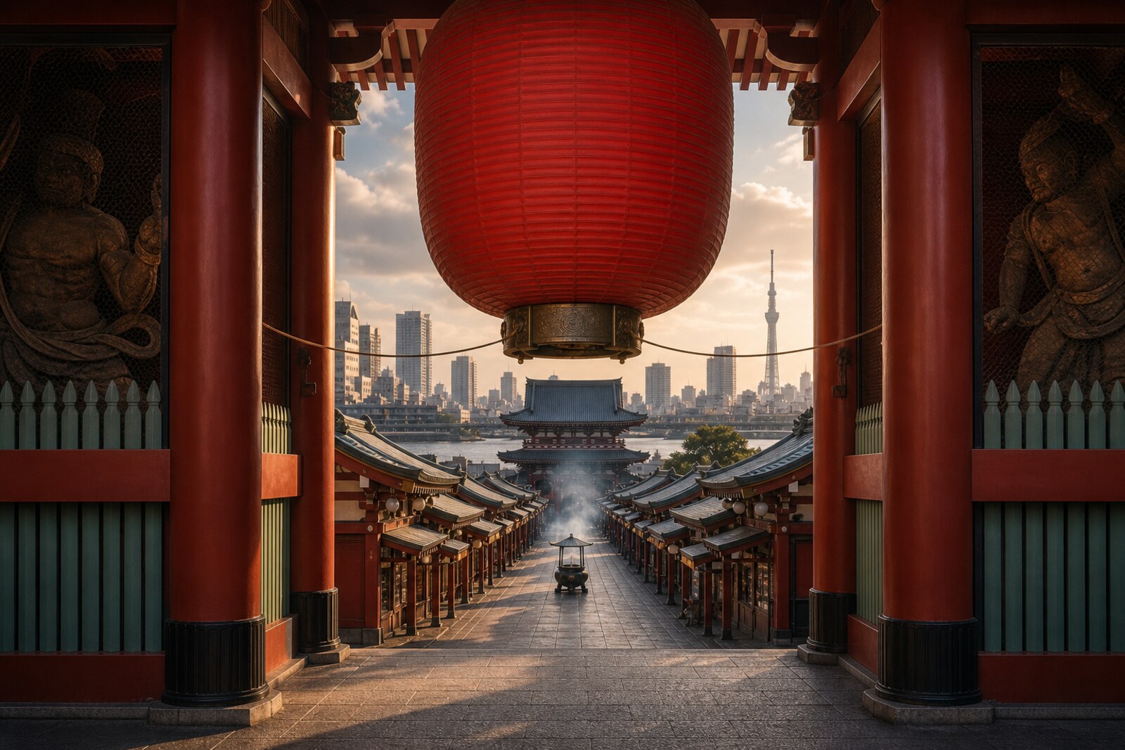 Generated editorial cover for the route “tokyo-asakusa-edo-river”