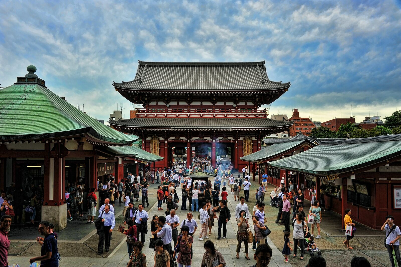 Hozomon Gate at Sensoji Temple.