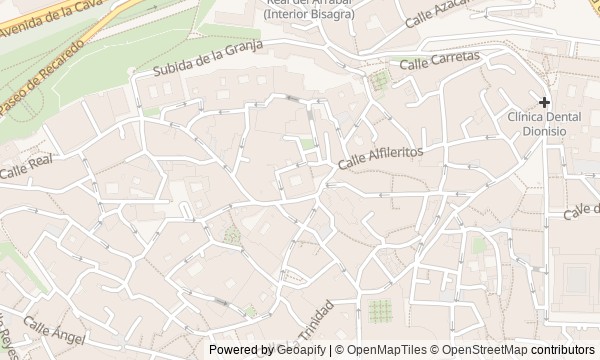 Walk map: Three Cultures on Toledo's City Ridge