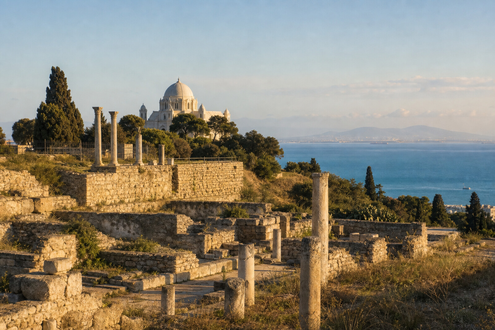 Generated cover for the route “Carthage: Byrsa Hill and the Sea of Empires”