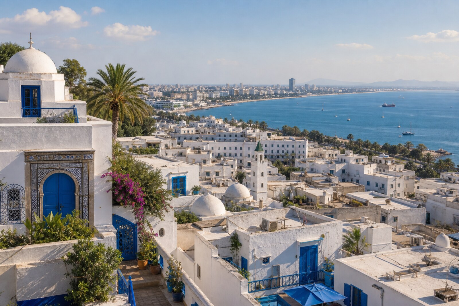 Editorial hero image generated for the city of Tunisia