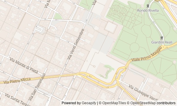 Walk map: Turin's Savoy Center: Palaces of Italy's First Capital