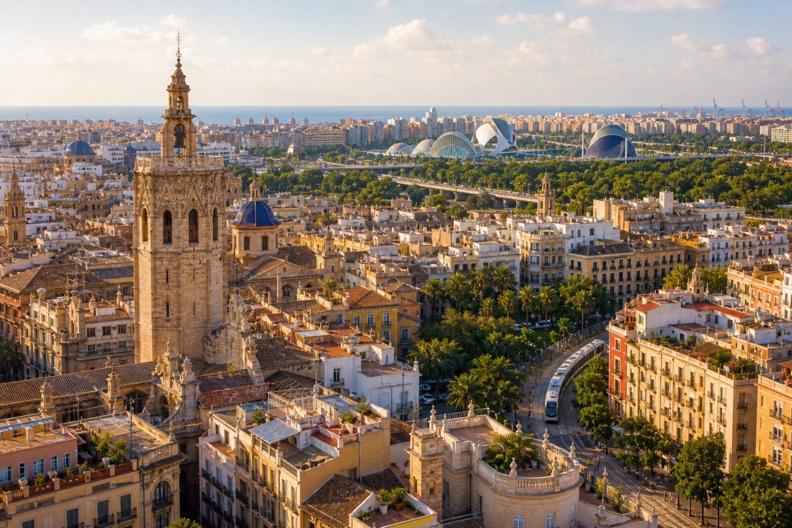 Editorial hero image generated for the city of Valencia