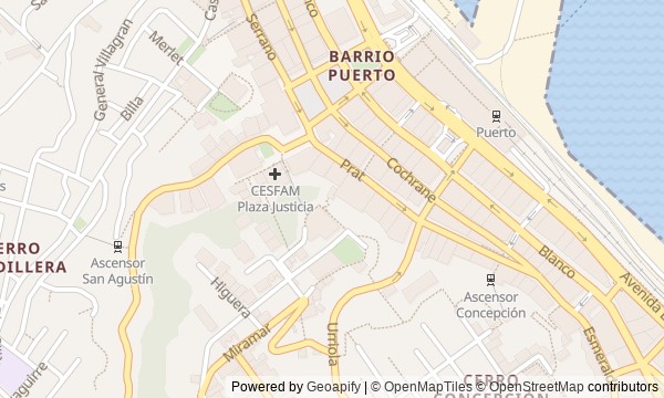 Walk map: Valparaíso: the Port, Cerro Alegre, and Cerro Concepción