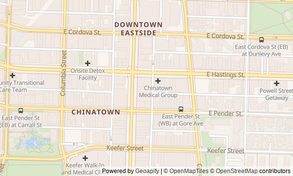 Walk map: Chinatown and Strathcona: Streets of Mutual Aid and Protest