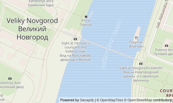 Walk map: Novgorod Kremlin and Torg: Who Held the Power in Novgorod